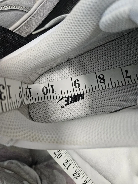 Nike Court Vision Low Triple White Men's 8.5 VERIFIED AUTHENTIC NWOB - Picture 14 of 16